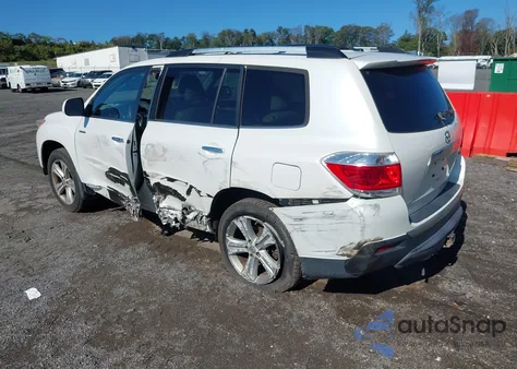 2012 Toyota Highlander Limited V6 z USA, uszkodzony, nr VIN 5TDDK3EH7CS142603